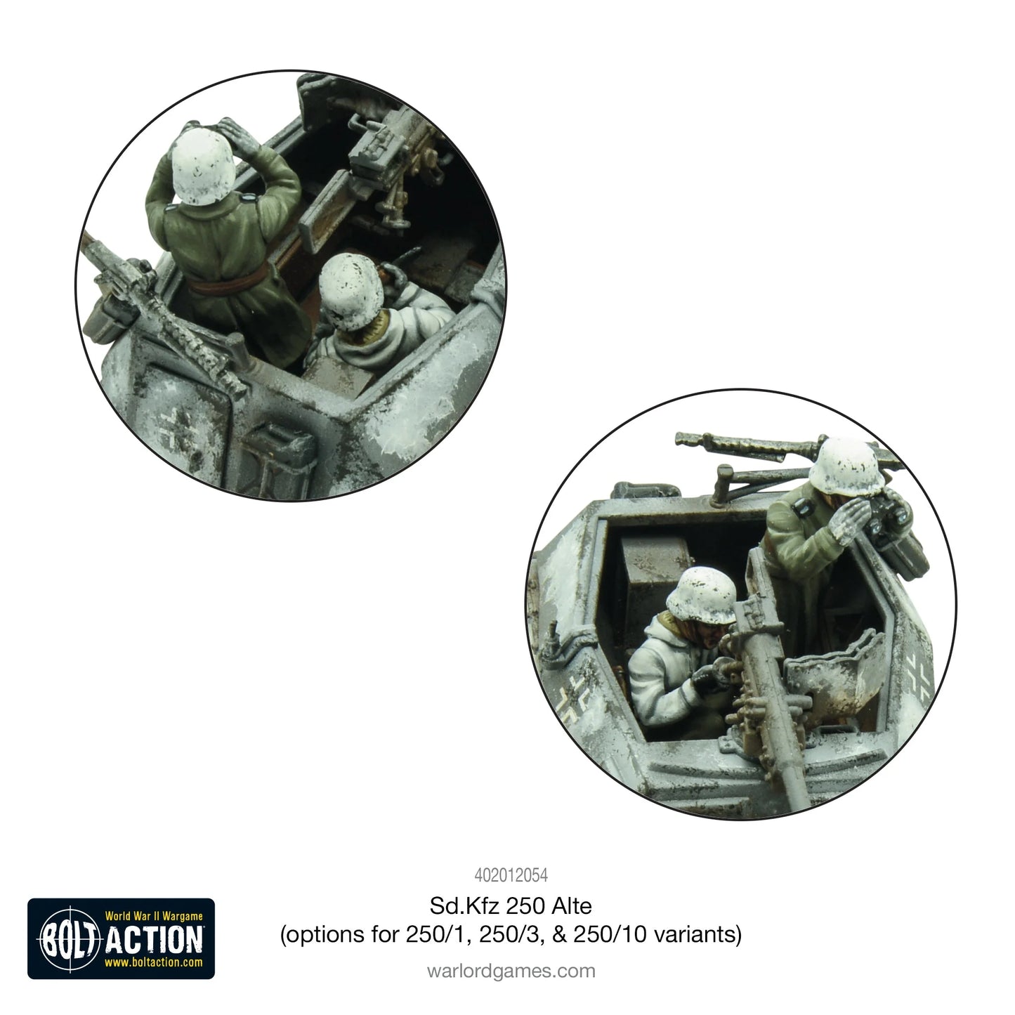 Bolt Action - Sd.Kfz 250 (Alte) Half-Track (Options To Make 250/1, 250/3 Or 250/10 Variants) - 402012054