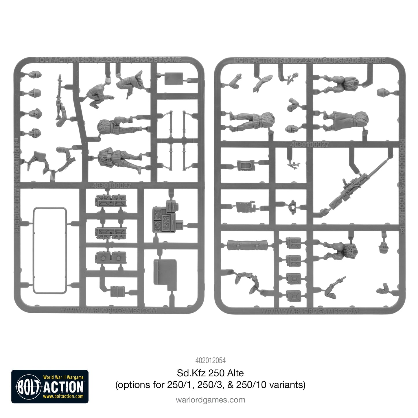 Bolt Action - Sd.Kfz 250 (Alte) Half-Track (Options To Make 250/1, 250/3 Or 250/10 Variants) - 402012054