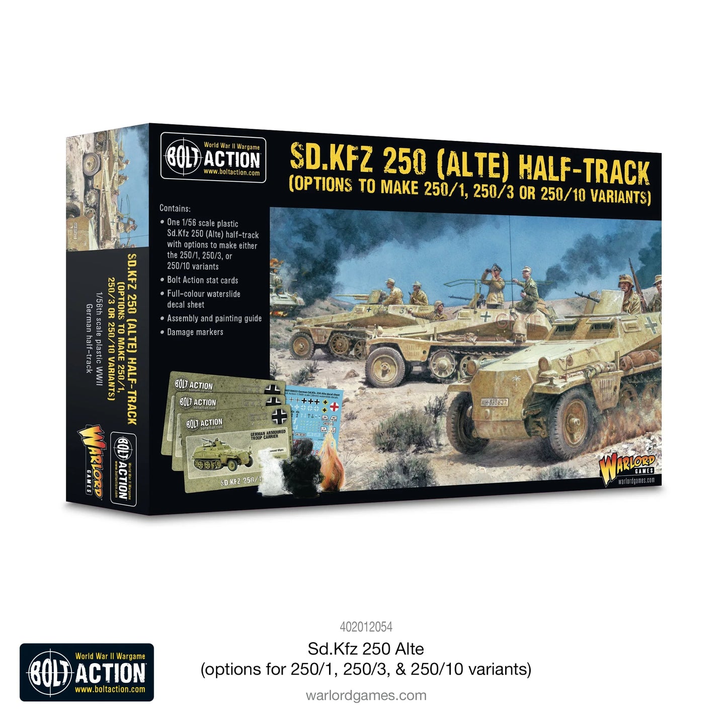 Bolt Action - Sd.Kfz 250 (Alte) Half-Track (Options To Make 250/1, 250/3 Or 250/10 Variants) - 402012054