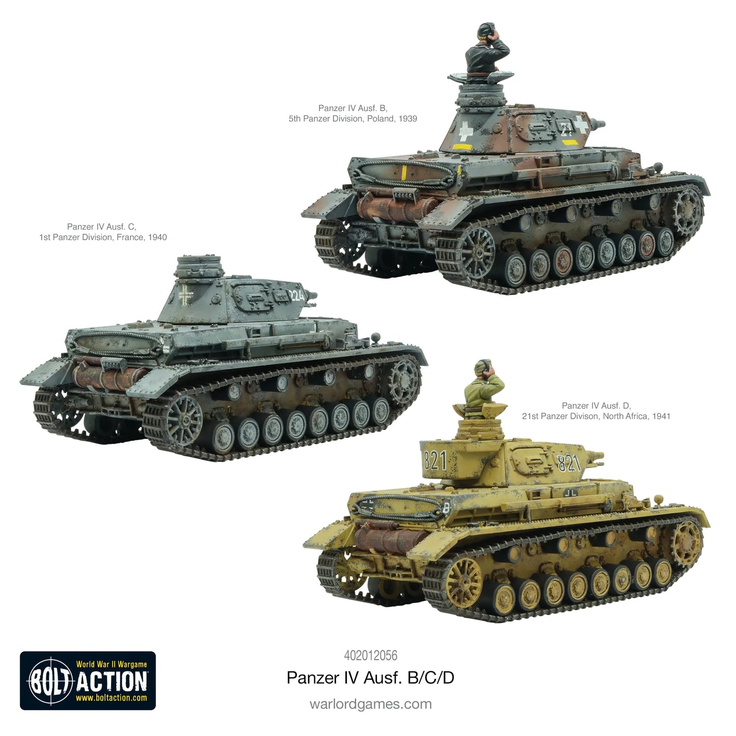 Bolt Action - Panzer IV Ausf. B/C/D - 402012056