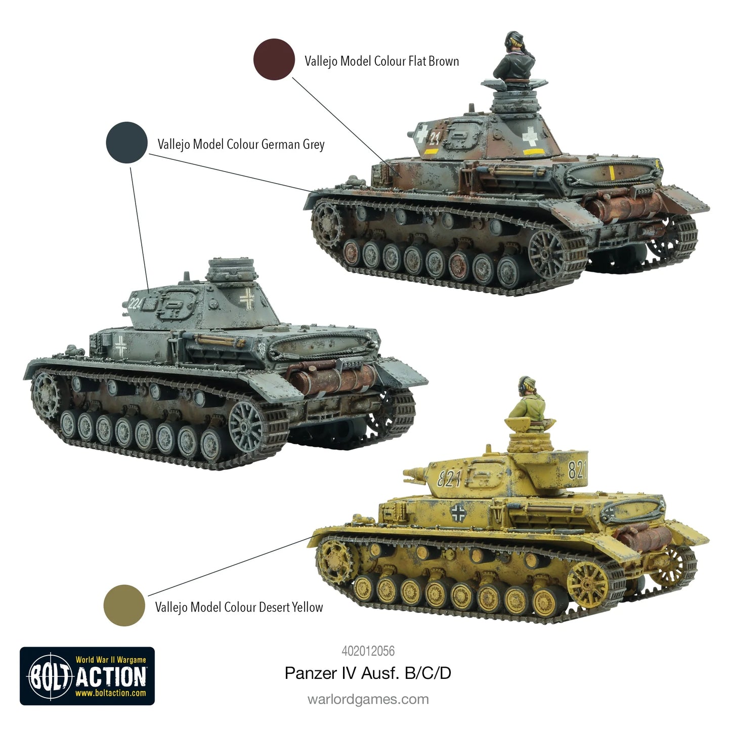 Bolt Action - Panzer IV Ausf. B/C/D - 402012056