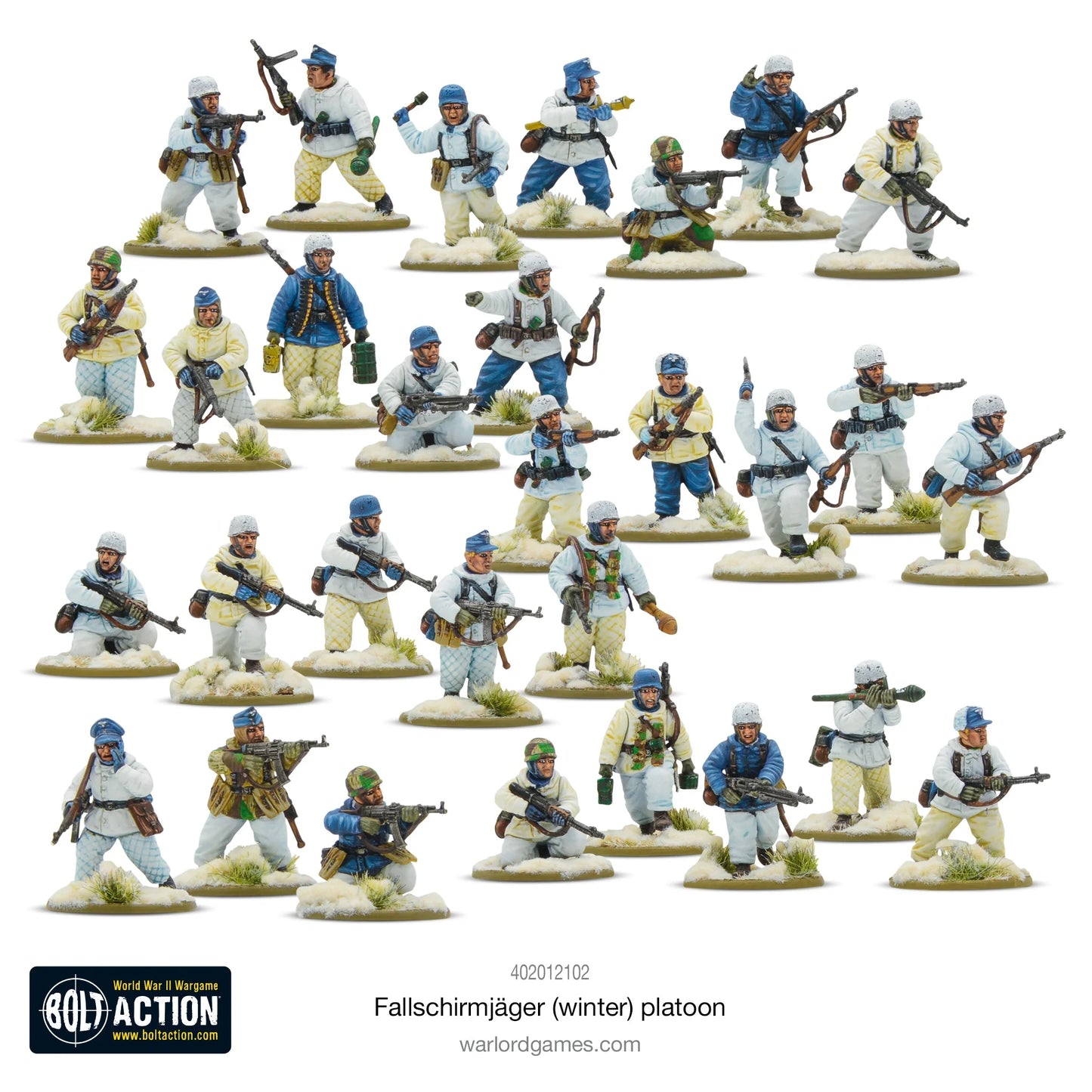 Bolt Action - Fallschirmjäger (Winter) Platoon - 402012102