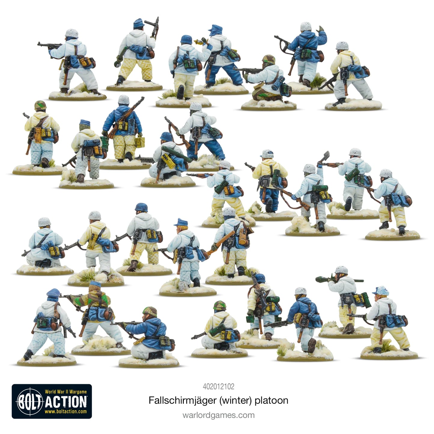 Bolt Action - Fallschirmjäger (Winter) Platoon - 402012102