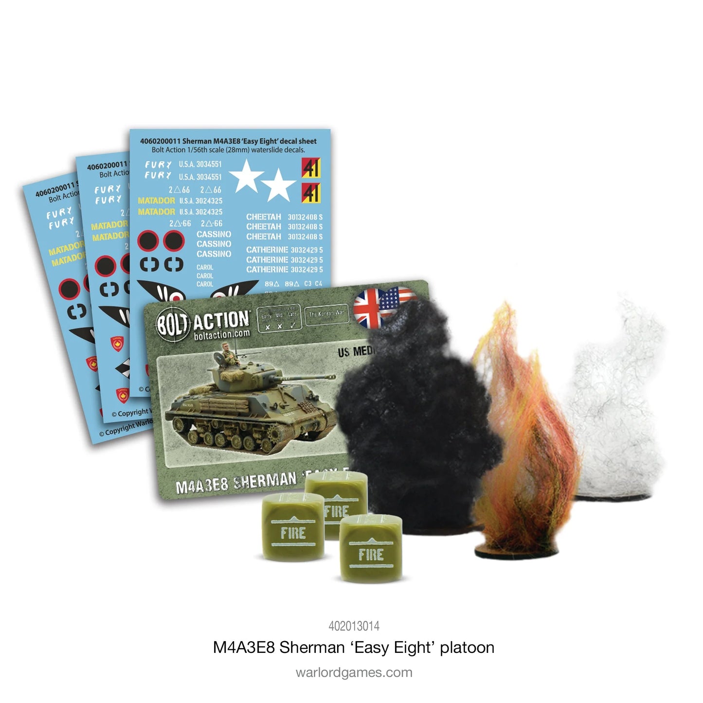 Bolt Action M4A3E8 Sherman Easy Eight Platoon - EN - 402013014