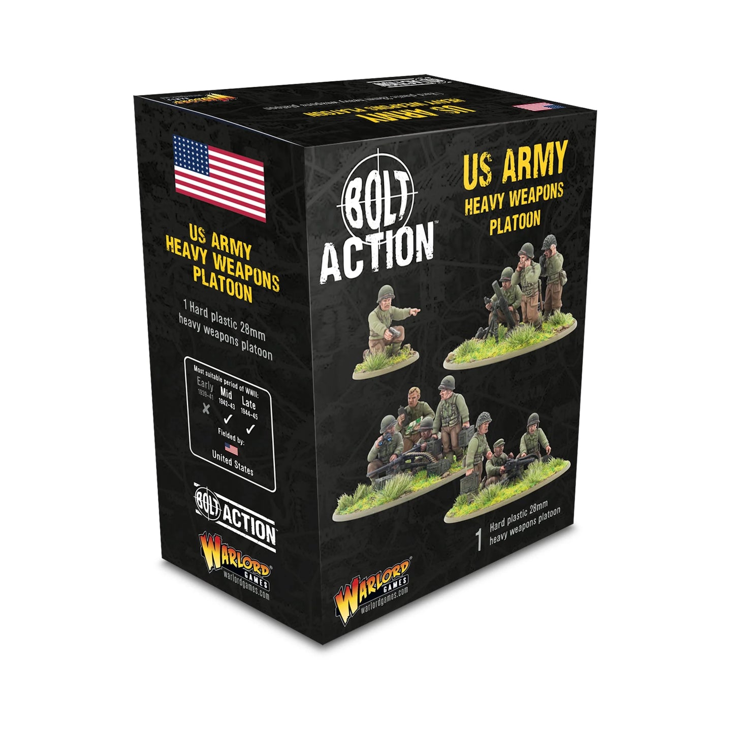 Bolt Action - US Heavy weapons platoon (plastic) - 402013055