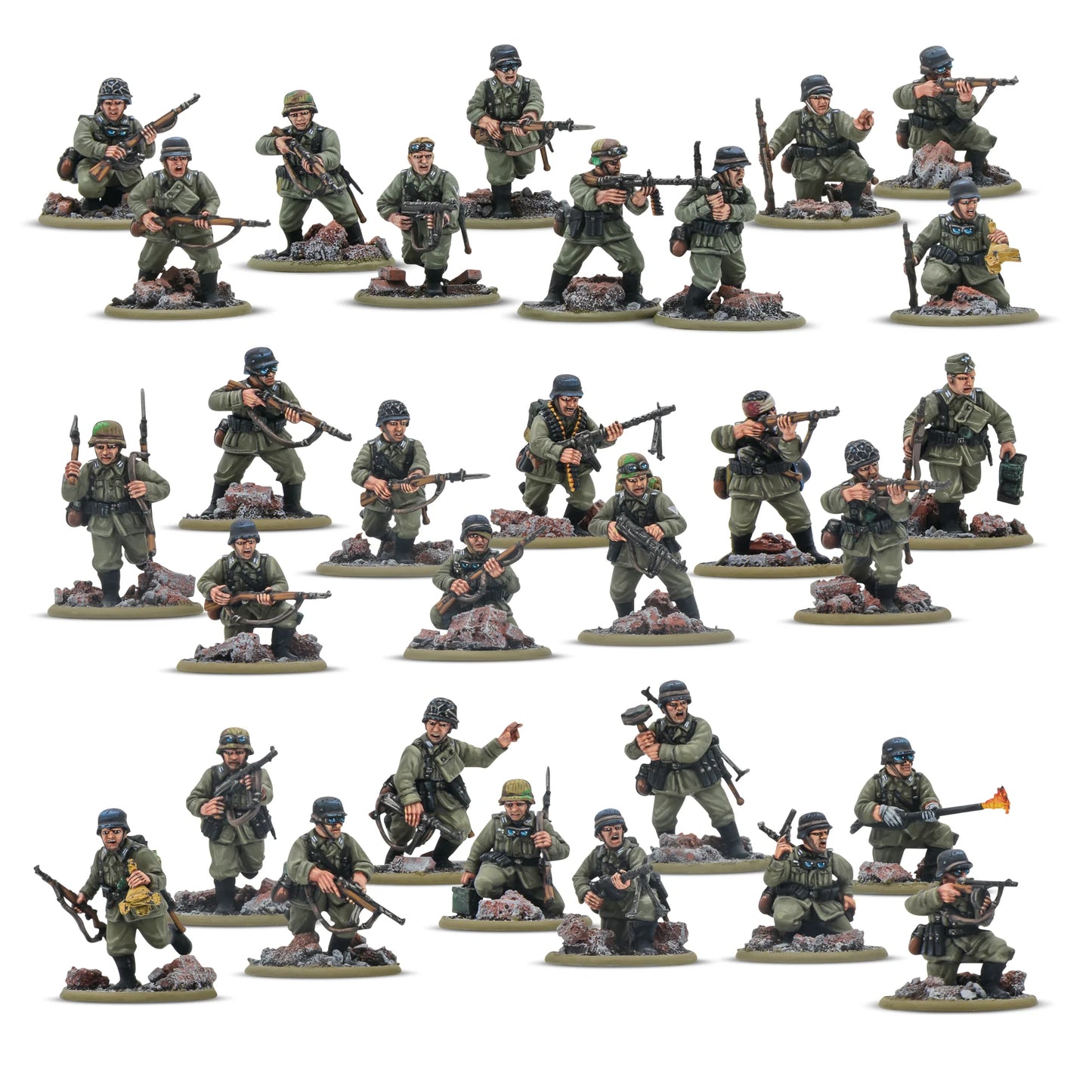 Bolt Action - German Veteran Infantry Platoon - 402013103