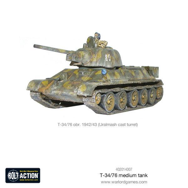 Bolt Action - T34/76 Medium Tank - 402014007