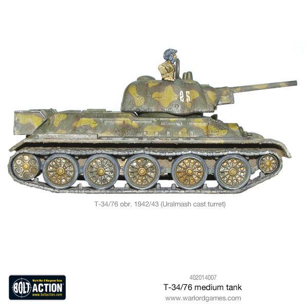 Bolt Action - T34/76 Medium Tank - 402014007