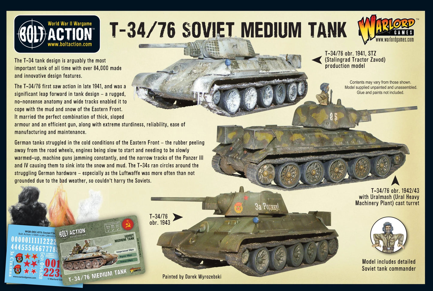 Bolt Action - T34/76 Medium Tank - 402014007