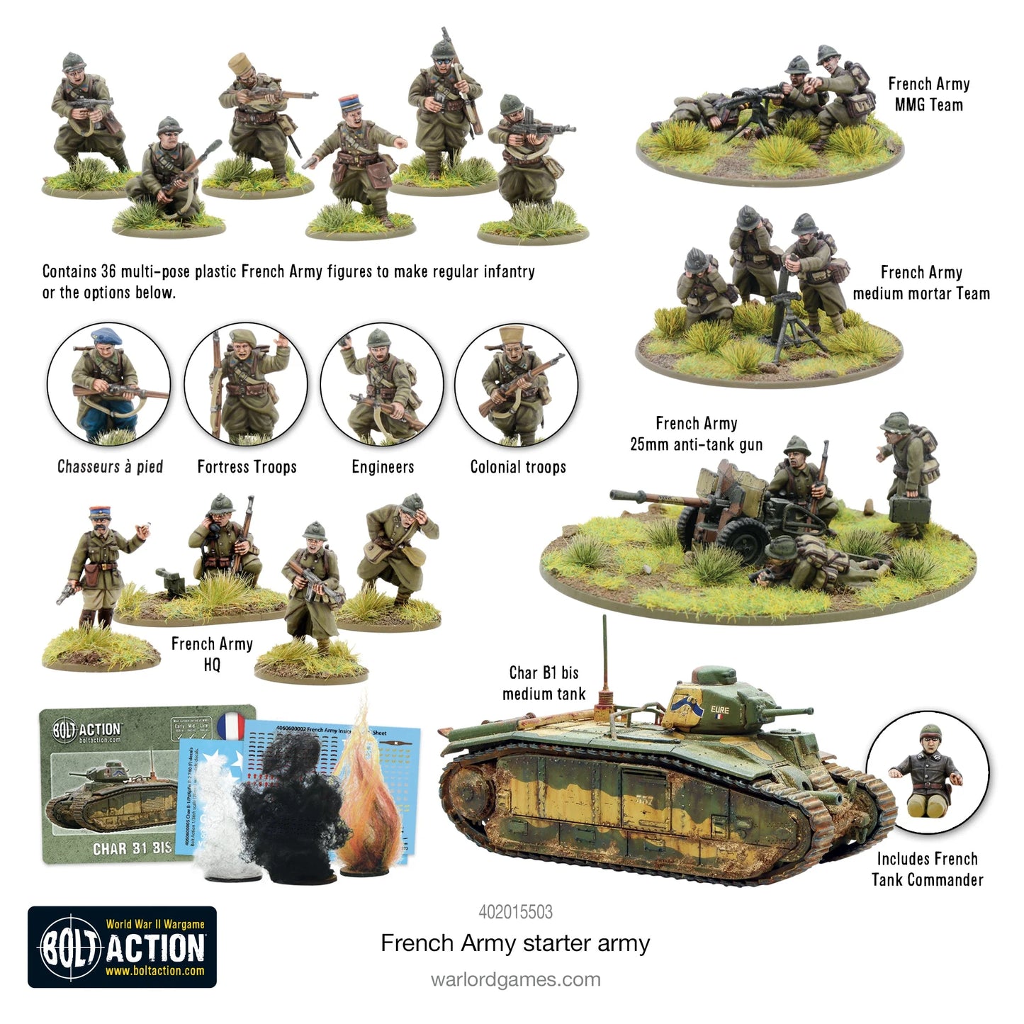 Bolt Action - French Army Starter Army - 402015503