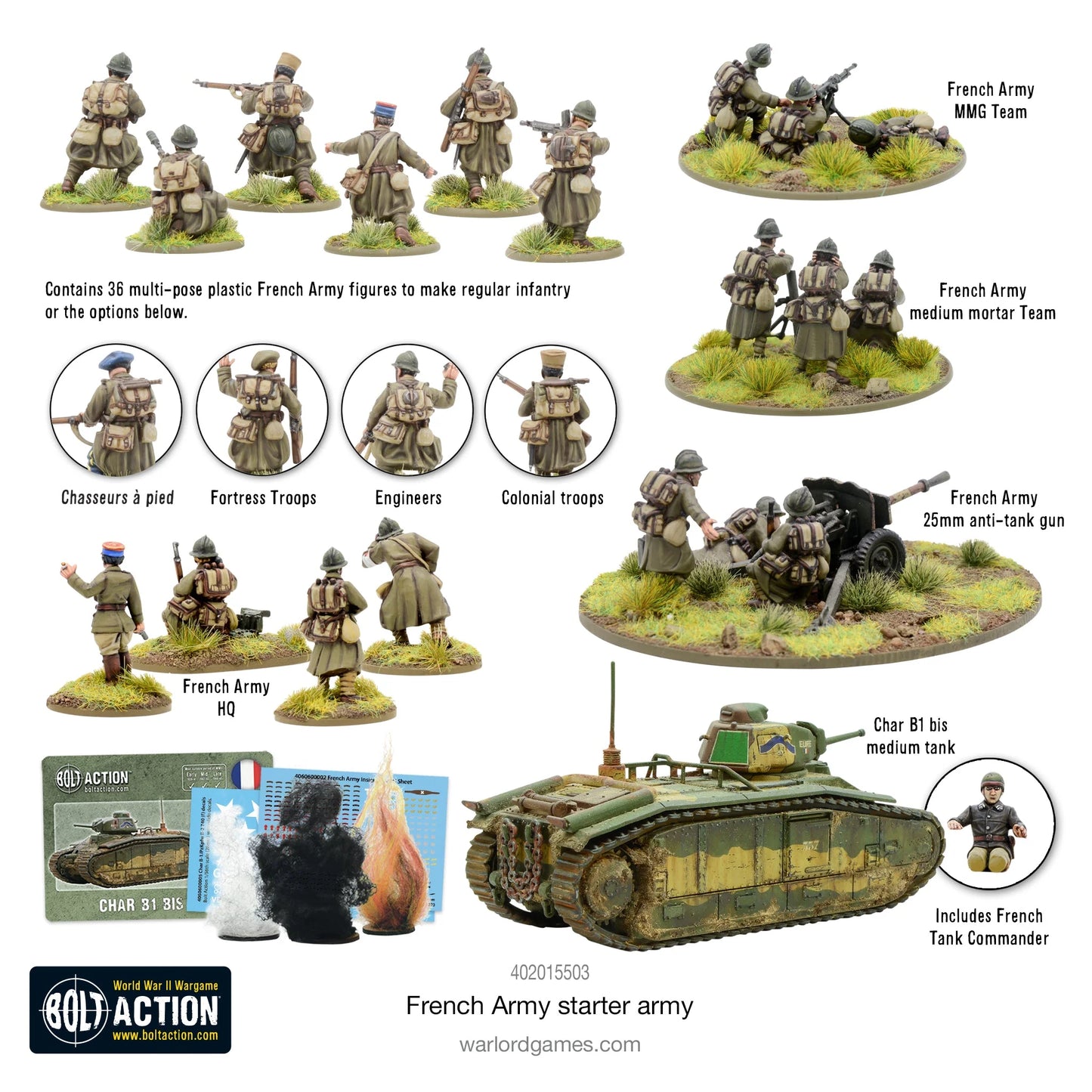 Bolt Action - French Army Starter Army - 402015503