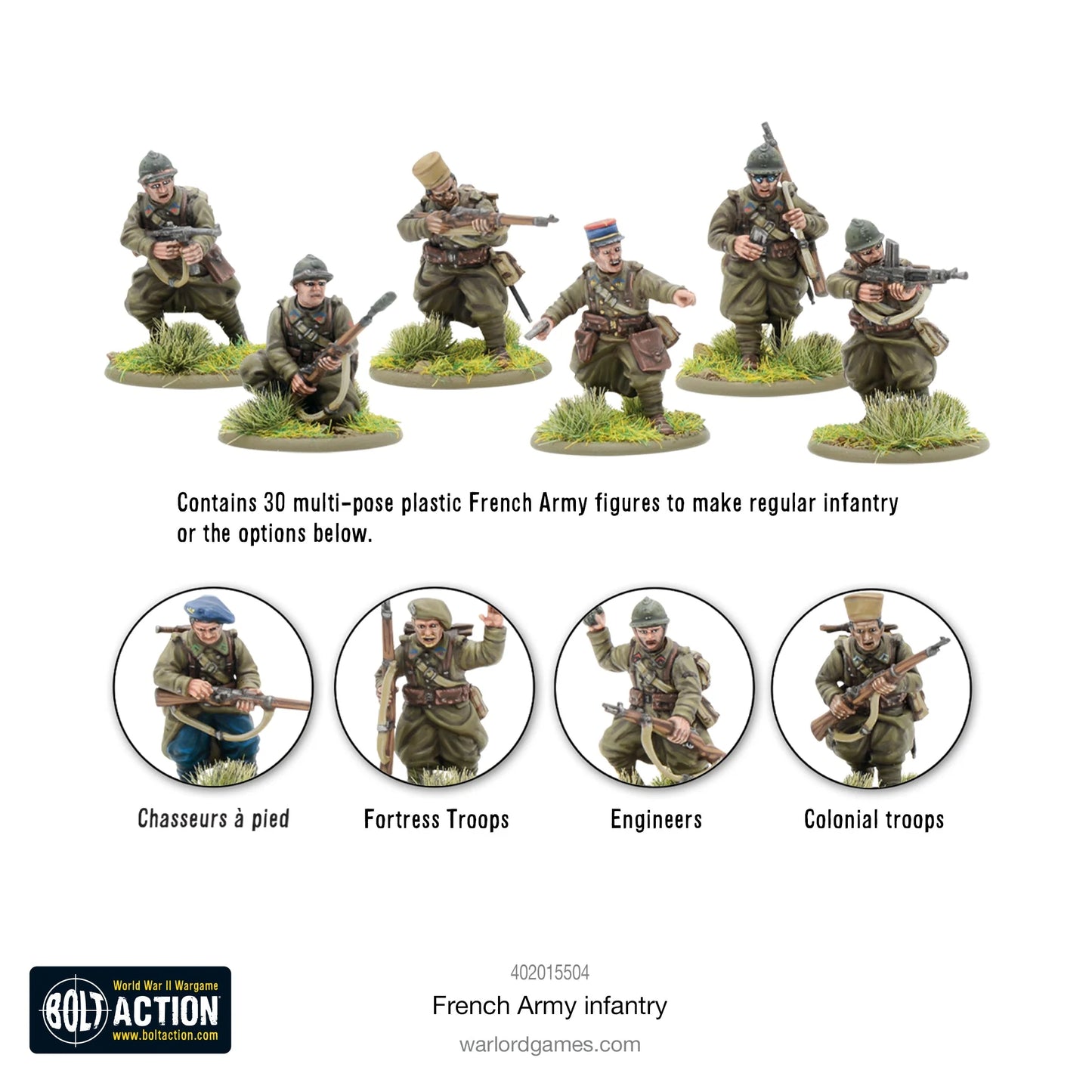 Bolt Action - French Army infantry Box - 402015504