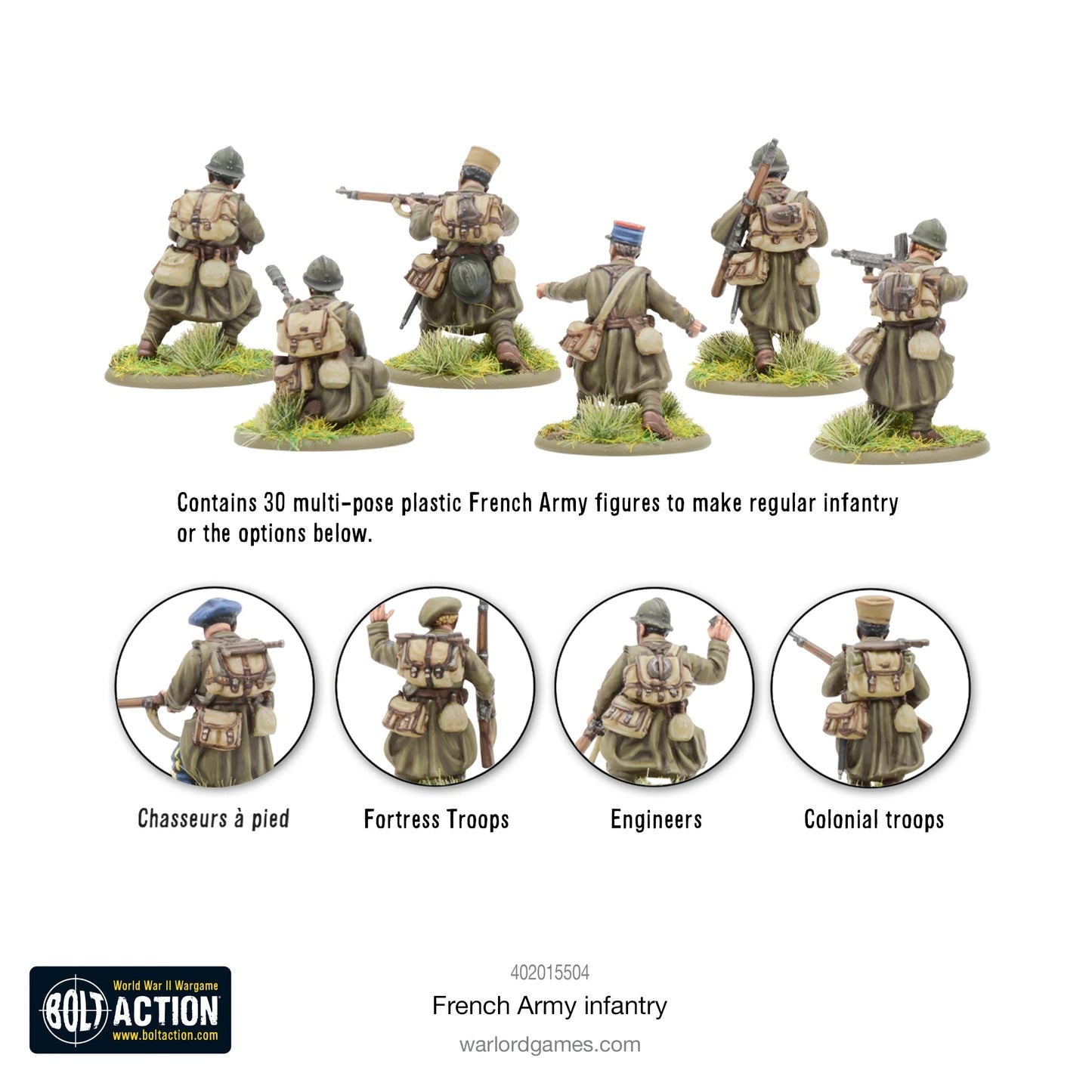 Bolt Action - French Army infantry Box - 402015504