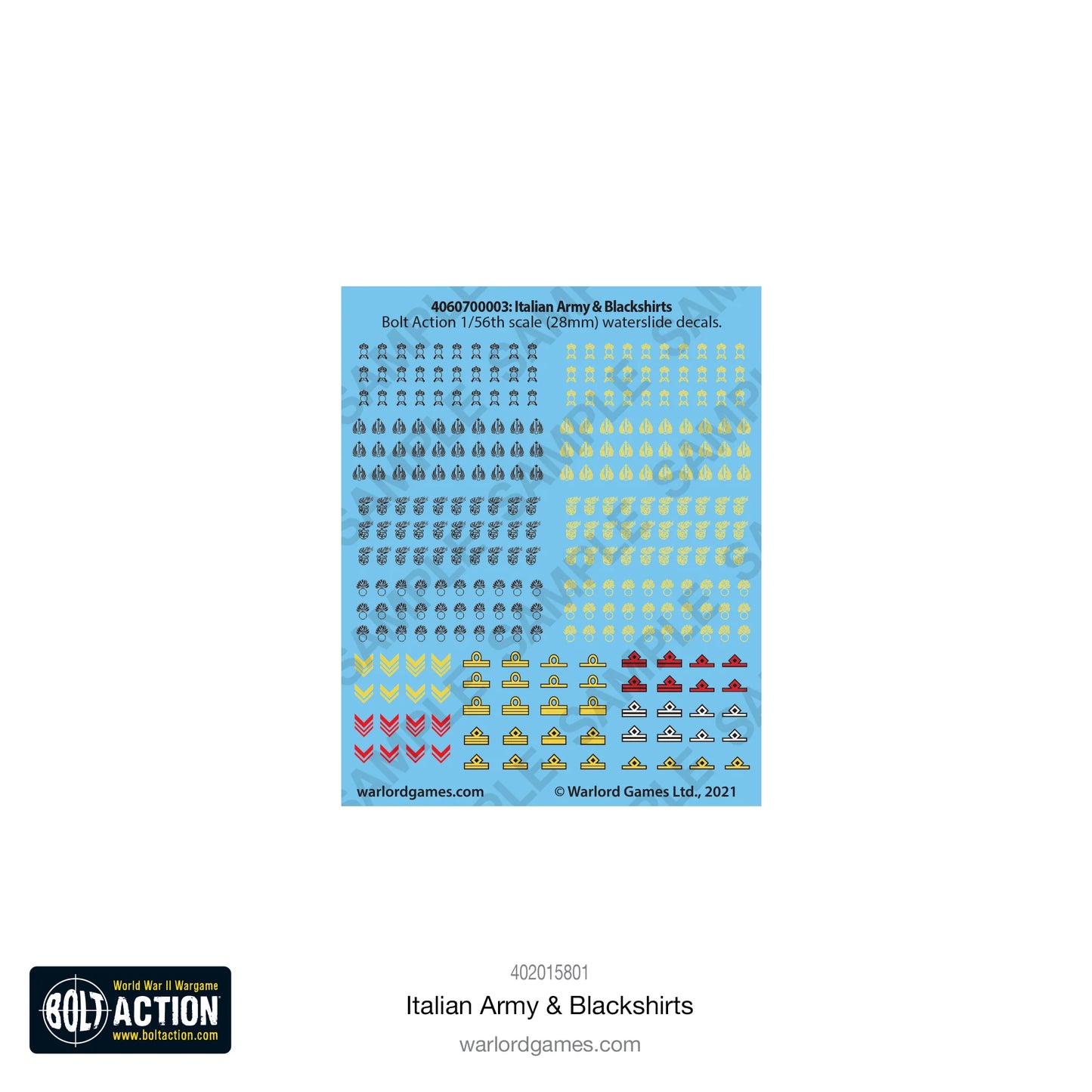 Bolt Action - Italian Army & Blackshirts - EN - 402015801