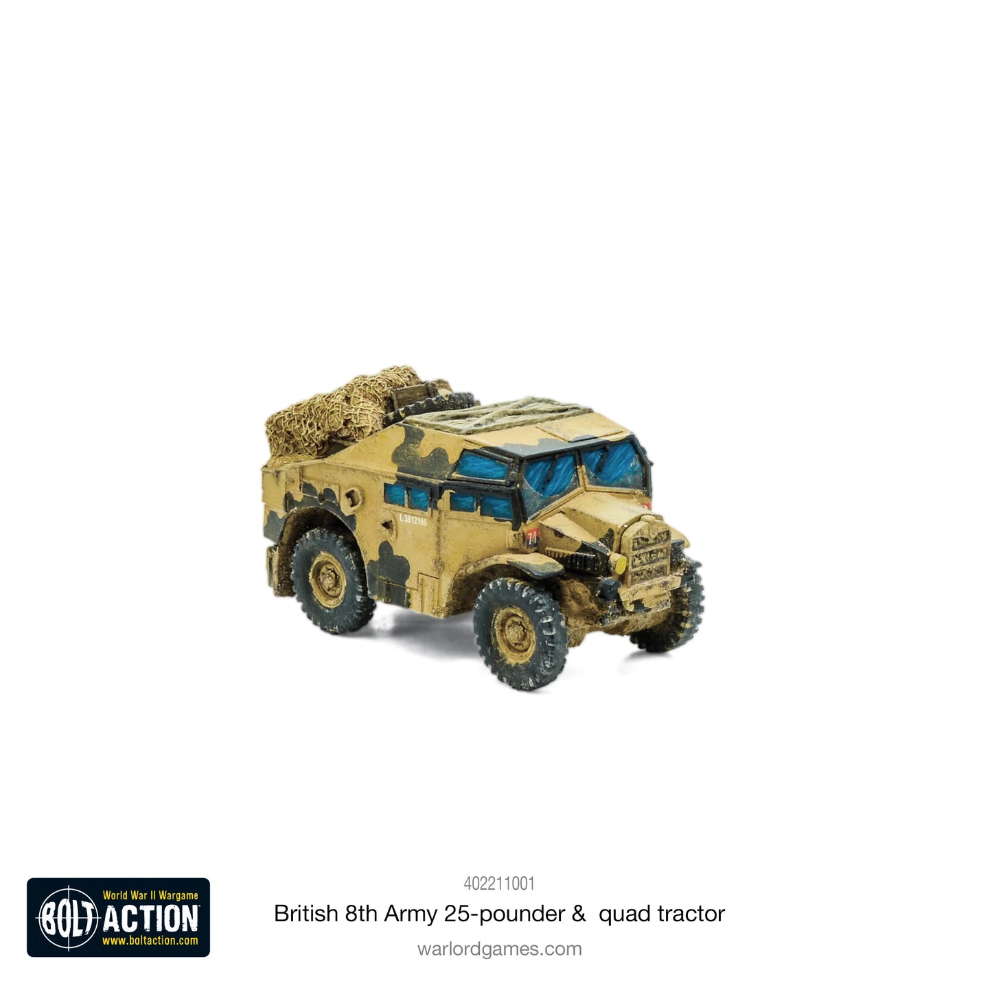 Bolt Action - 8th Army 25pdr & Quad Tractor - 402211001