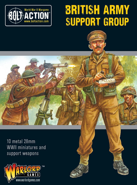 Bolt Action 2 British Army Support Group (HQ, Mortar & MMG) - EN - 402211011
