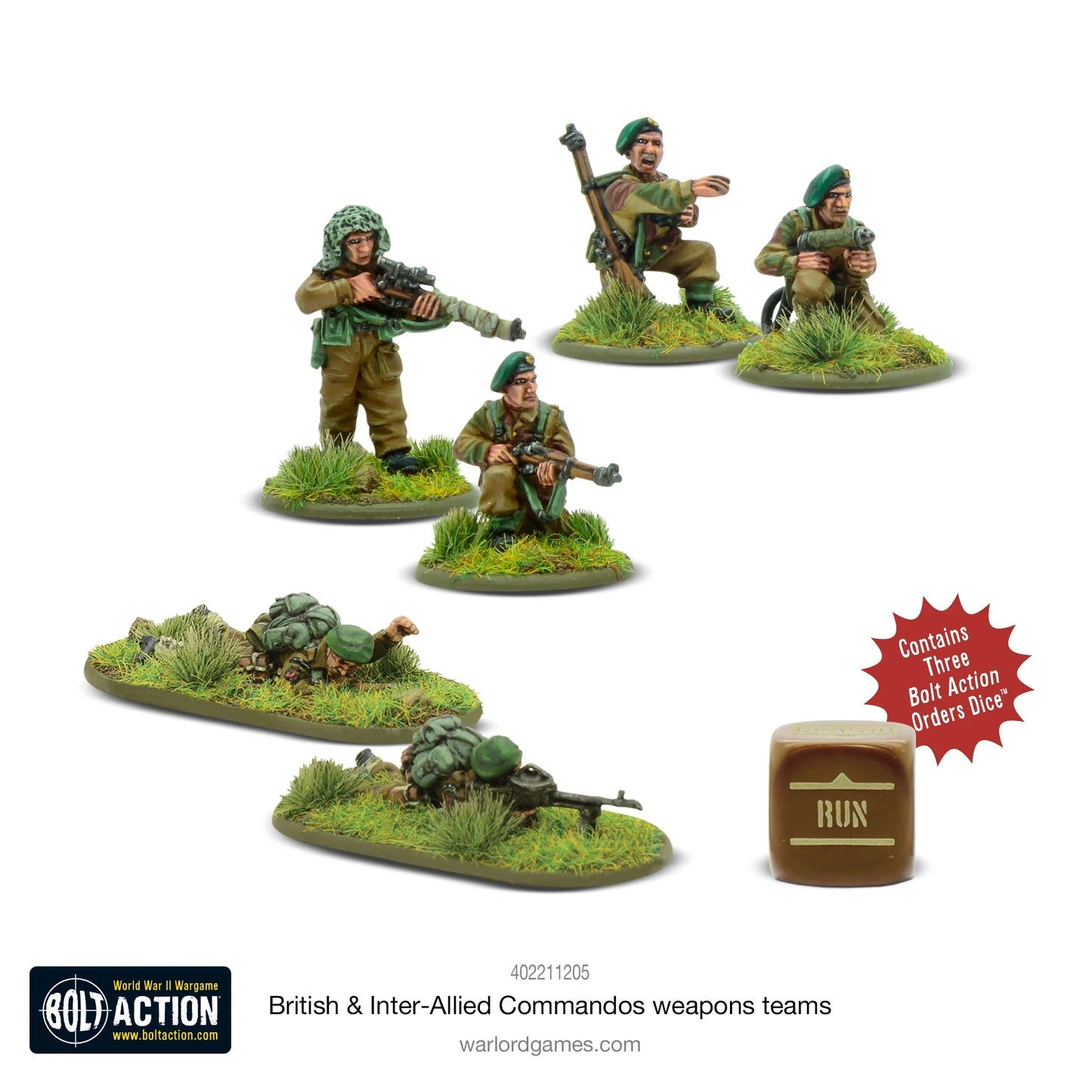 Bolt Action - British & Inter-Allied Commandos weapons teams - 402211205