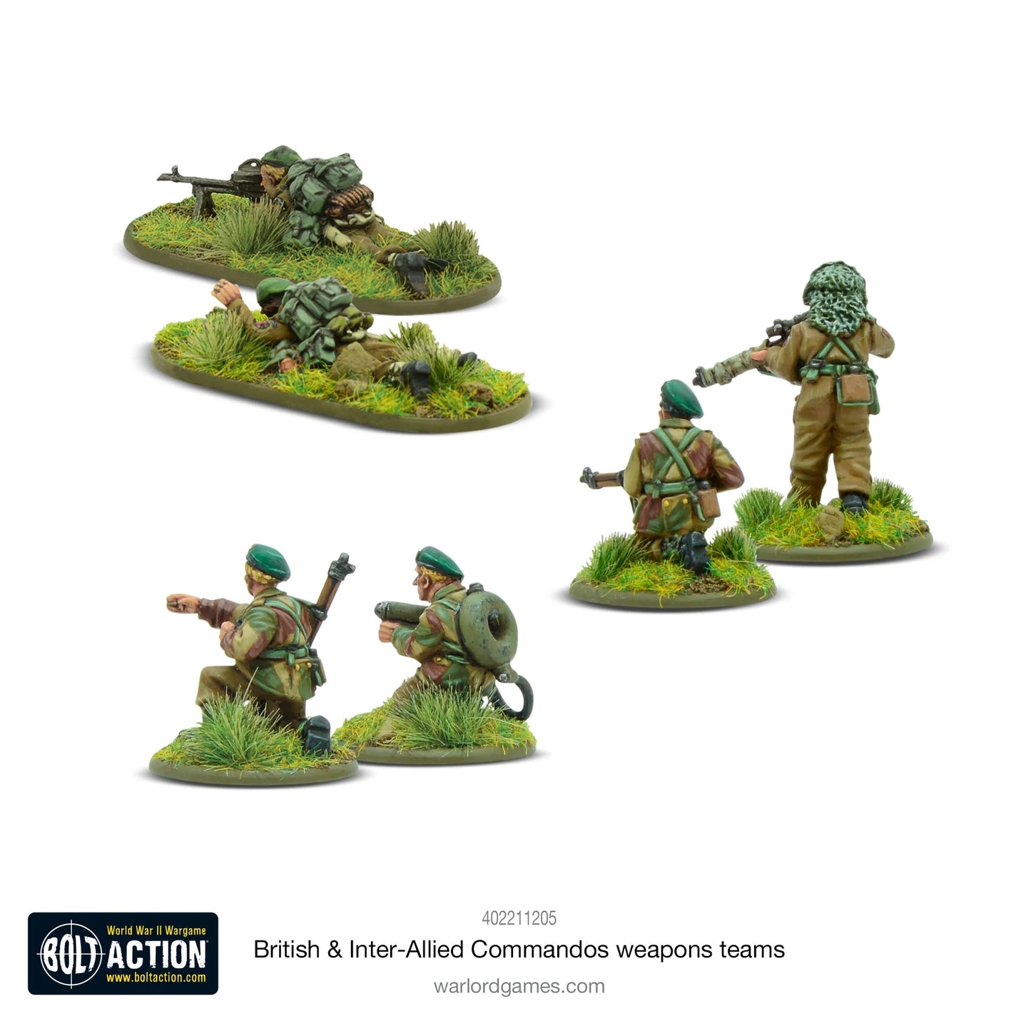 Bolt Action - British & Inter-Allied Commandos weapons teams - 402211205