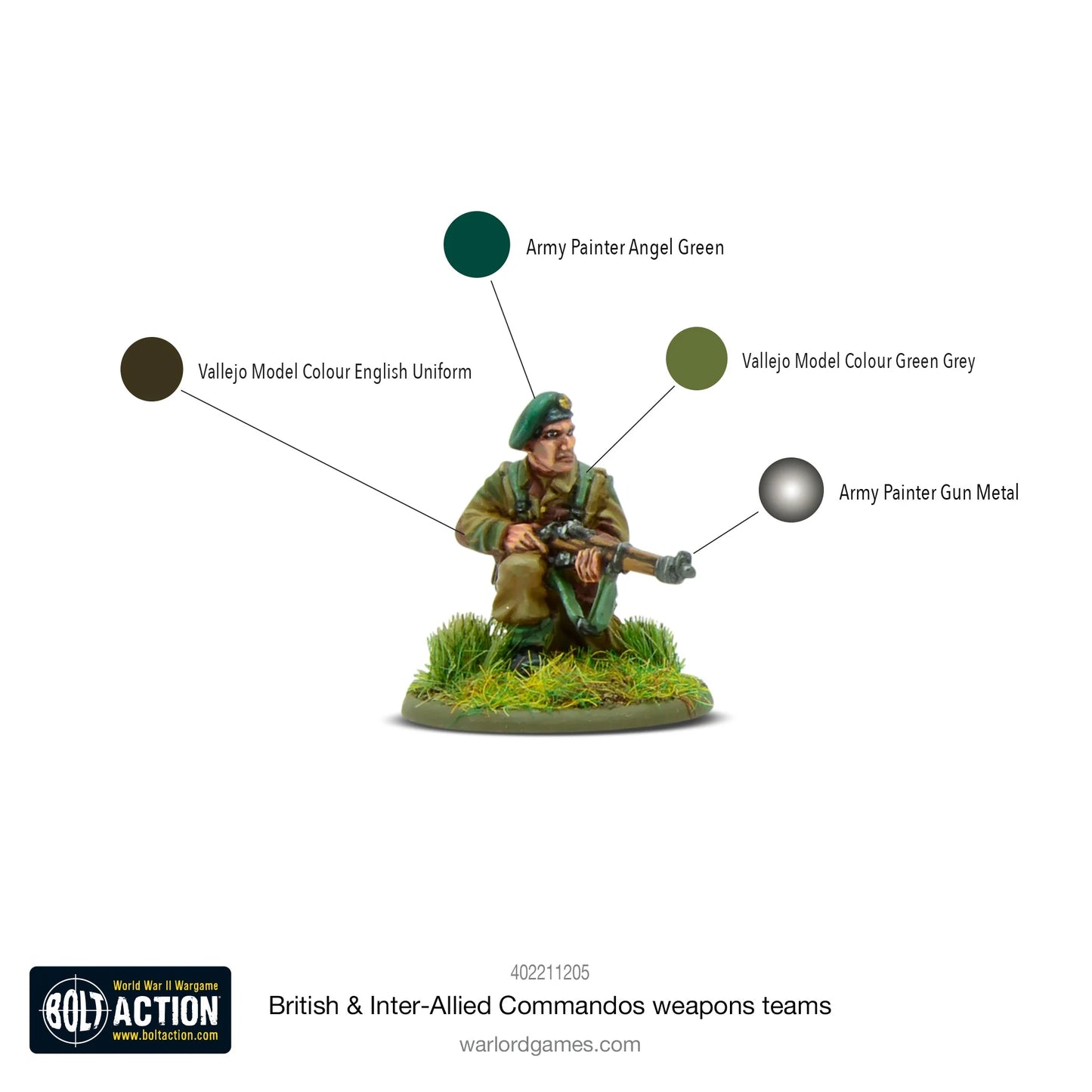 Bolt Action - British & Inter-Allied Commandos weapons teams - 402211205