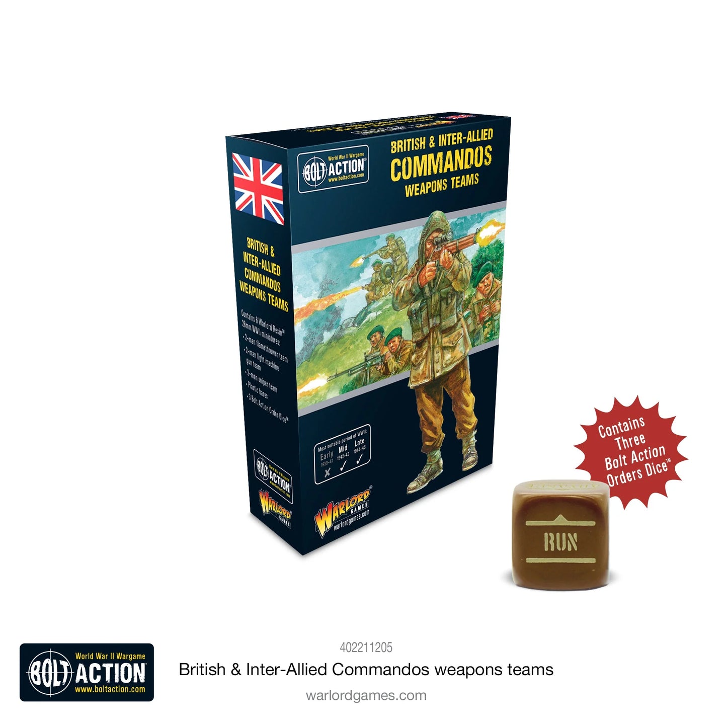 Bolt Action - British & Inter-Allied Commandos weapons teams - 402211205