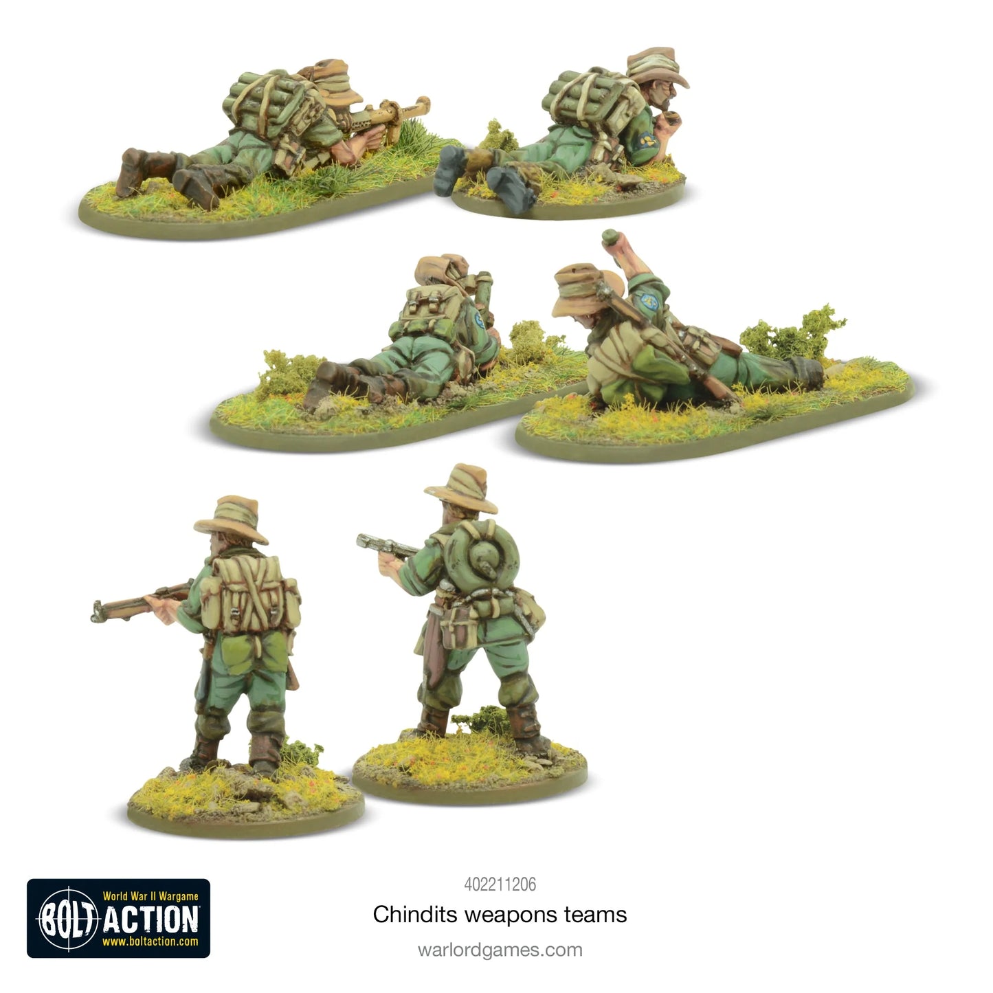 Bolt Action - Chindit Weapons Teams - 402211206