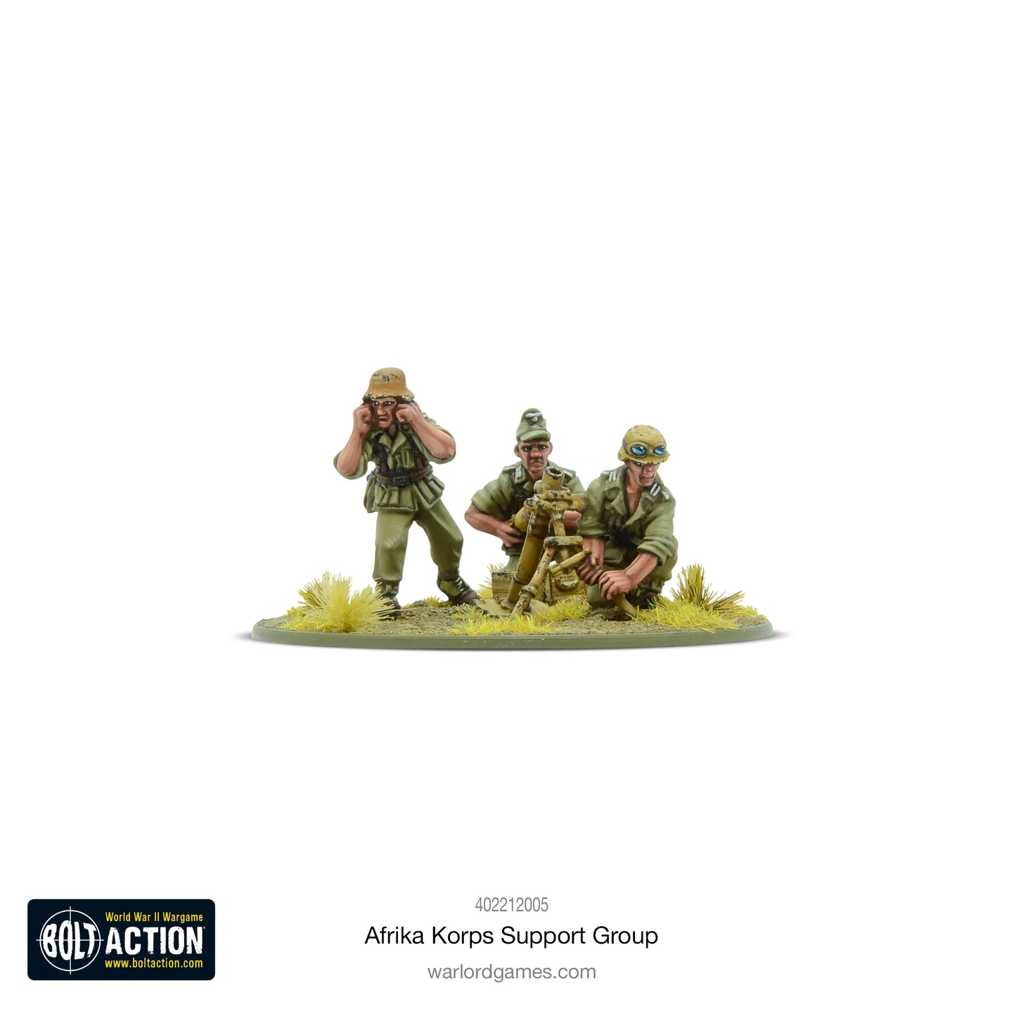 Bolt Action - Afrika Korps Support Group (HQ,Morter & MMG) - 402212005