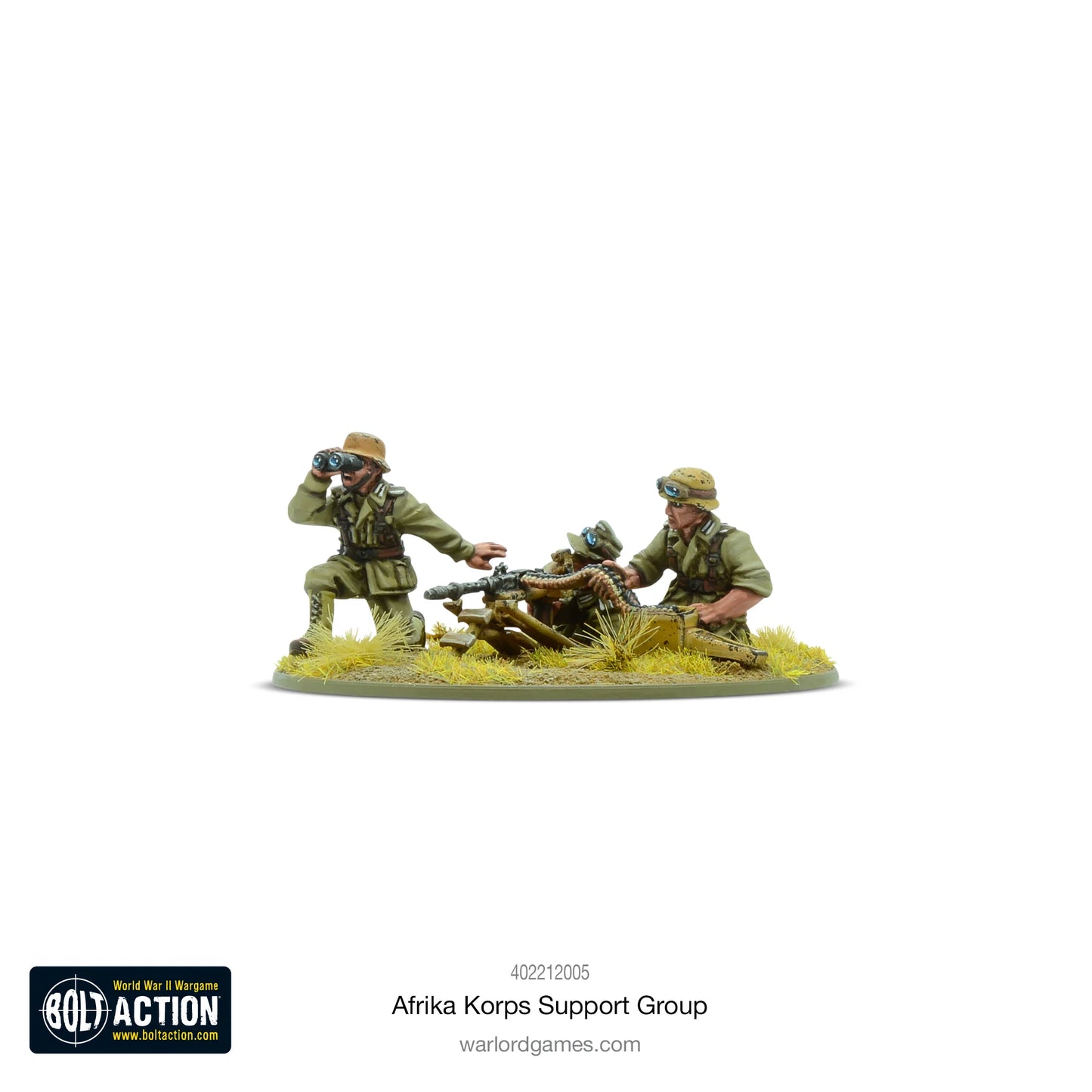 Bolt Action - Afrika Korps Support Group (HQ,Morter & MMG) - 402212005