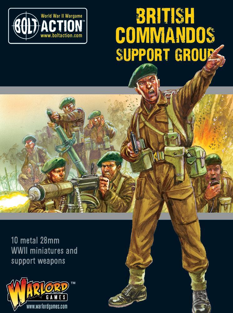 Bolt Action Commandos Support Group (HQ, Mortar & MMG) - EN - 402211102