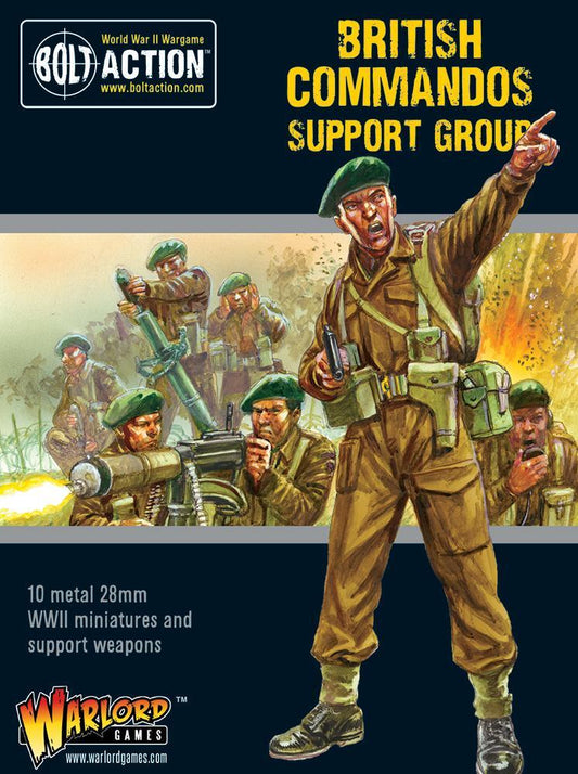 Bolt Action Commandos Support Group (HQ, Mortar & MMG) - EN - 402211102