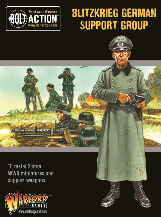 Bolt Action 2 Blitzkrieg German Support Group (HQ, Mortar & MMG) - EN - 402212007
