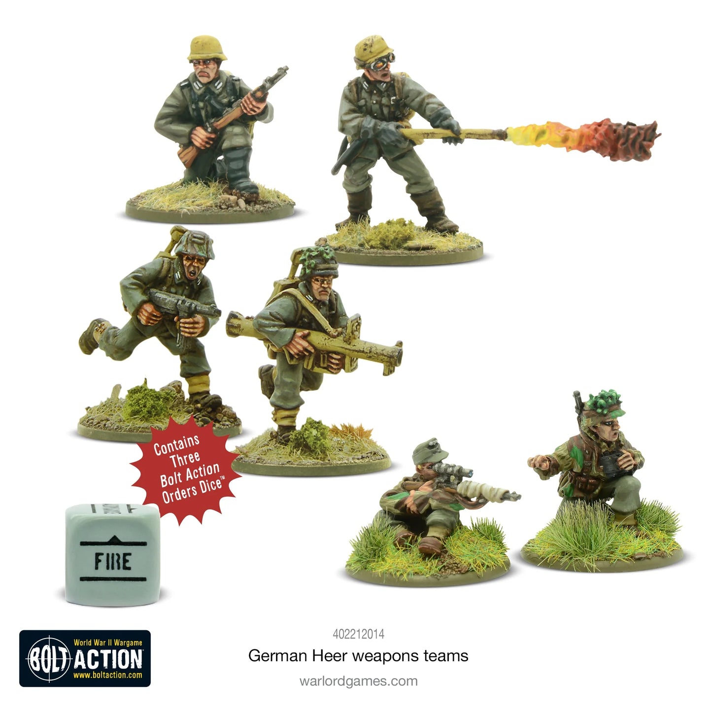 Bolt Action - German Heer weapons teams - 402212014