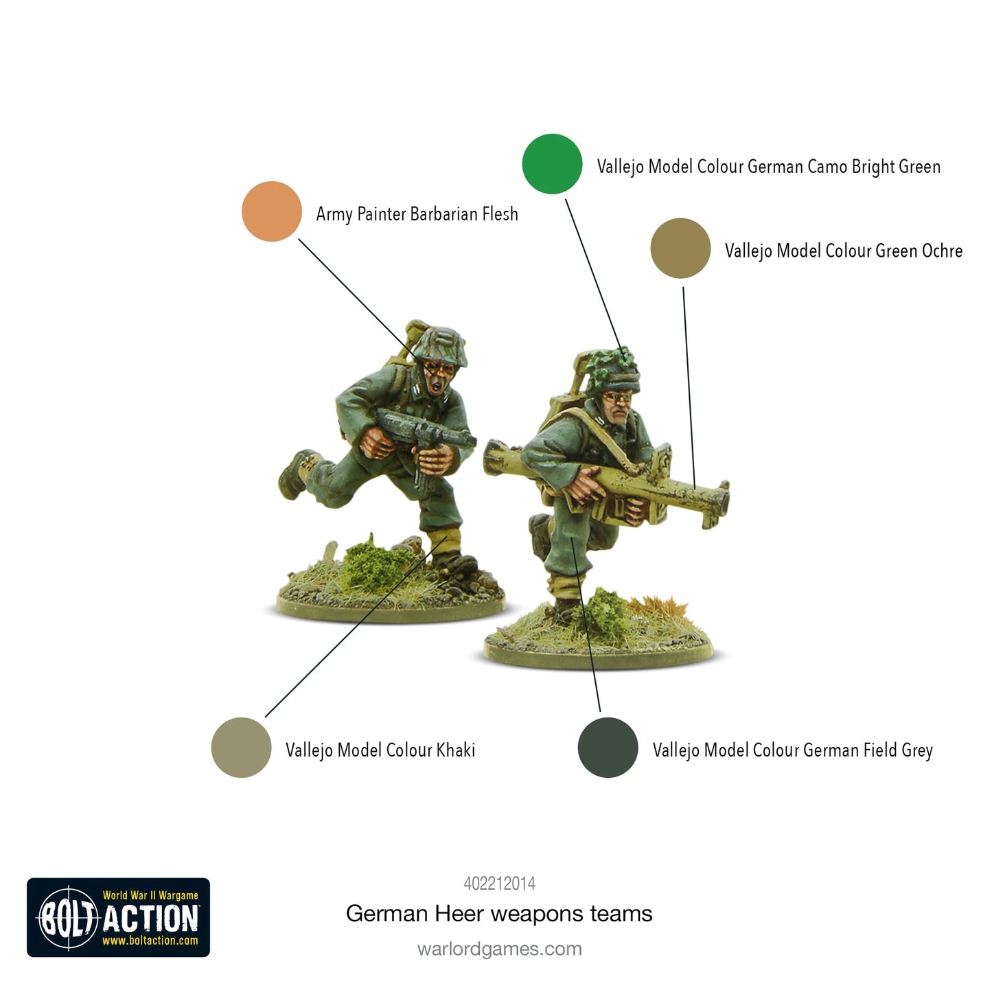 Bolt Action - German Heer weapons teams - 402212014