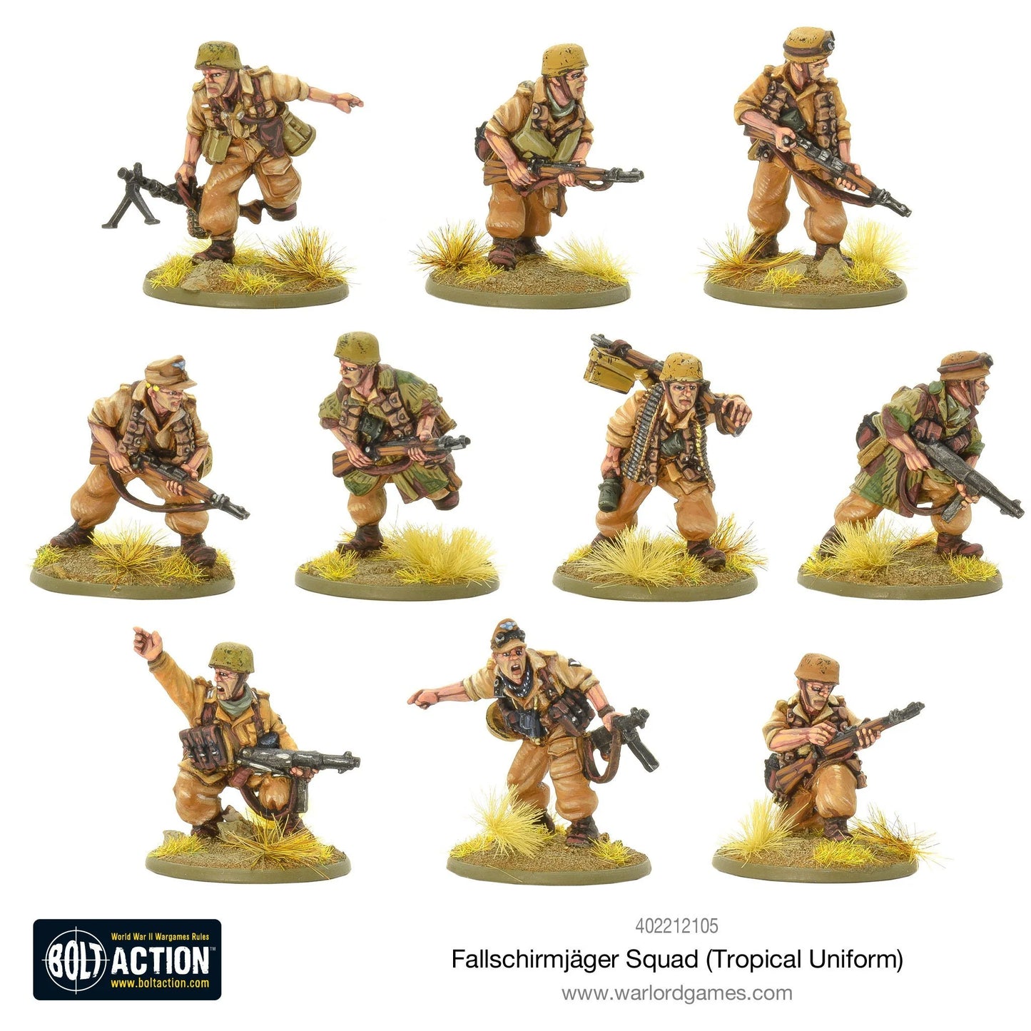 Bolt Action Fallschirmjager squad (tropical Uniform) - EN - 402212105