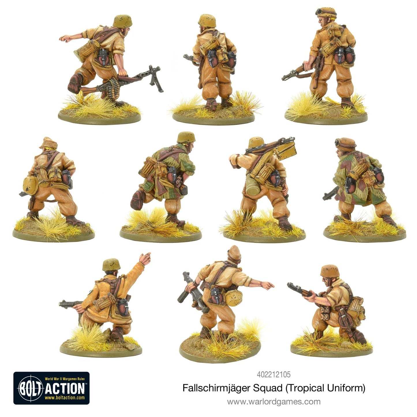 Bolt Action Fallschirmjager squad (tropical Uniform) - EN - 402212105