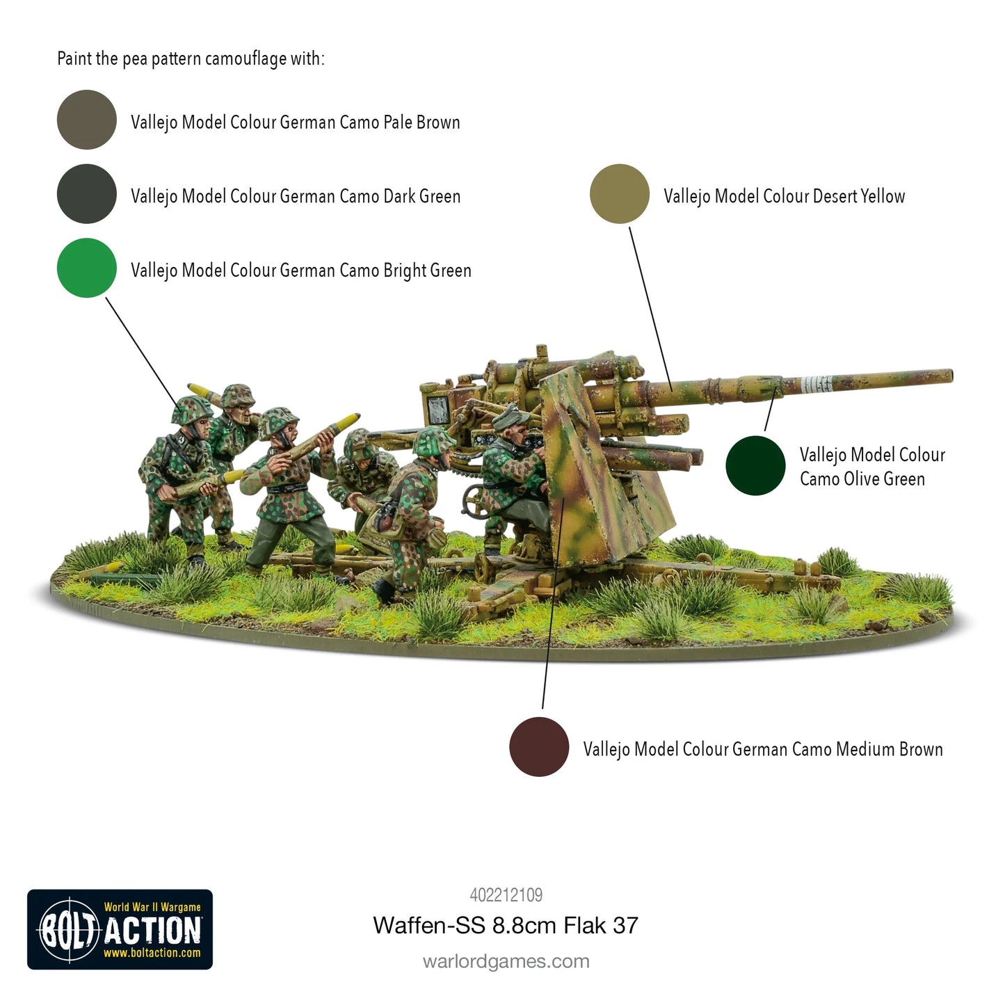 Bolt Action - Waffen-SS 8.8cm Flak 37 - EN - 402212109