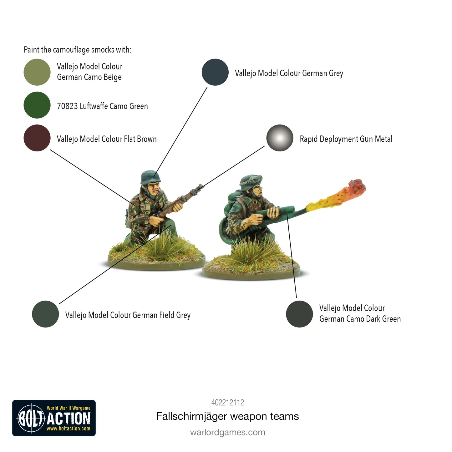 Bolt Action - Fallschirmjäger Weapons Teams - EN - 402212112