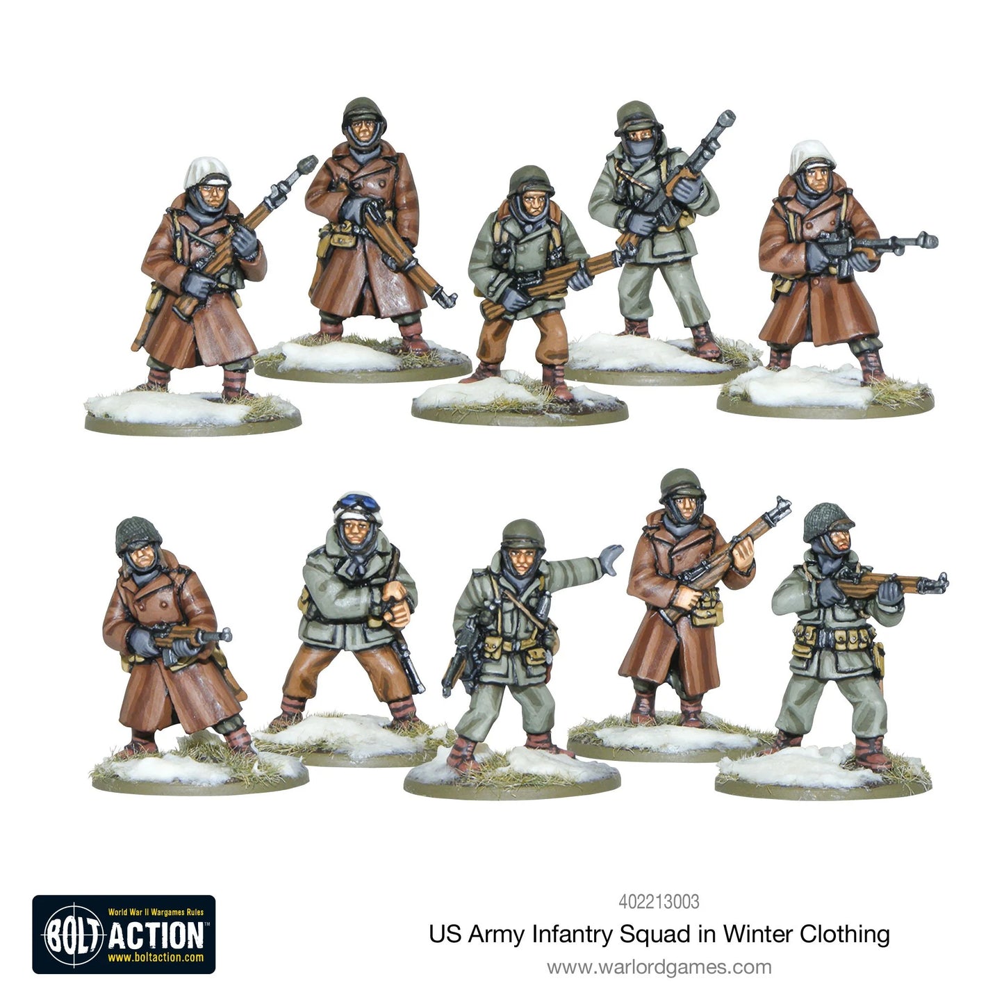 Bolt Action - US Army Infantry Squad (Winter) - 402213003