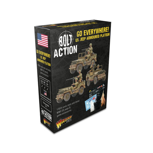 Bolt Action - Go Everywhere! US Jeep Armoured Platoon - 402213006