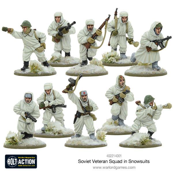 Bolt Action - Soviet Veteran Squad in Snowsuits - 402214001