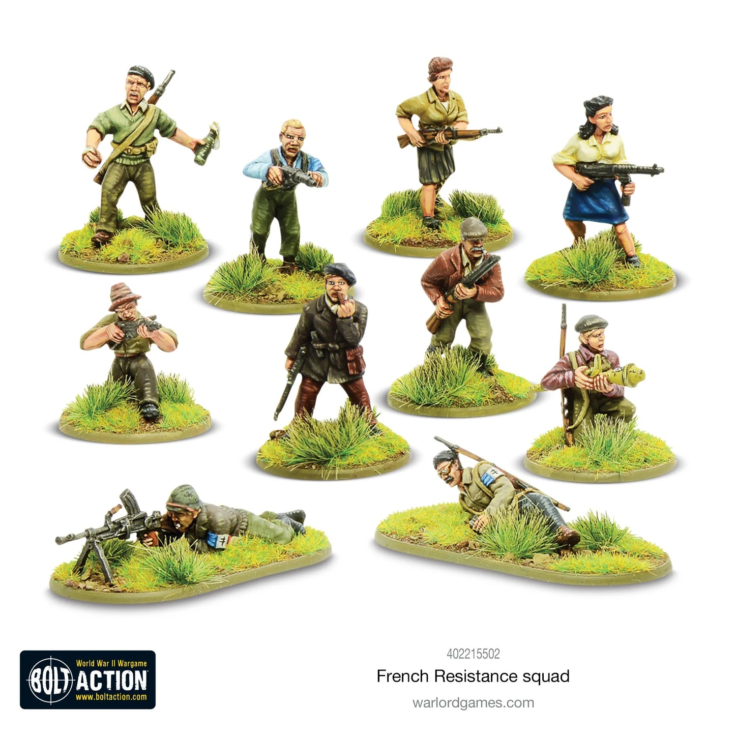 Bolt Action French Resistance Squad - EN - 402215502