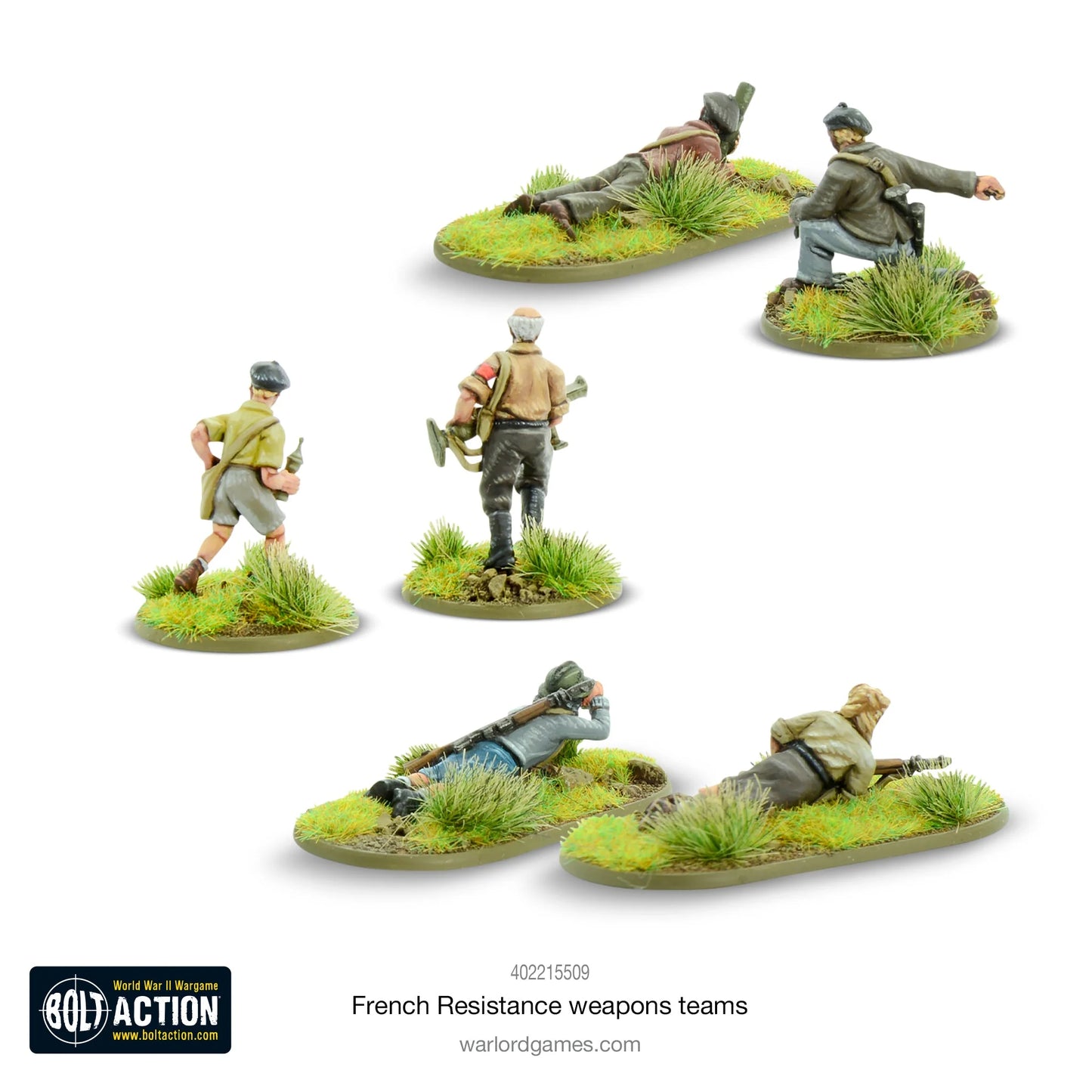 Bolt Action - French Resistance weapons teams - 402215509