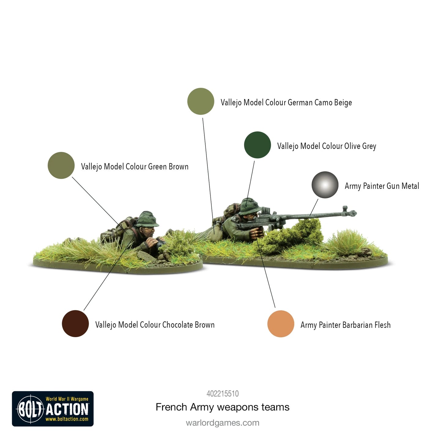 Bolt Action - French Army weapons teams - 402215510