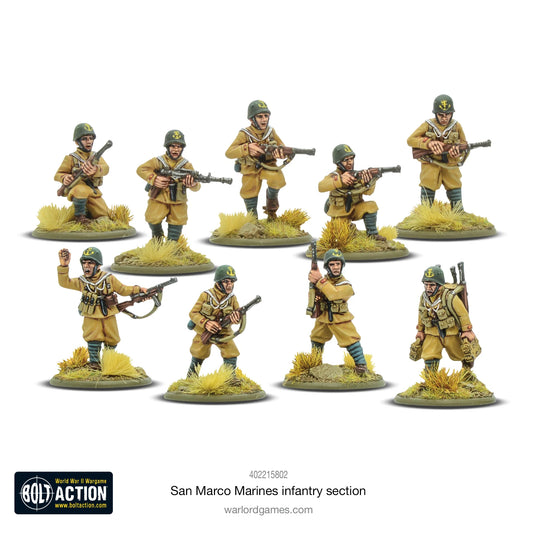 Bolt Action - San Marco Marines Infantry Section - 402215802
