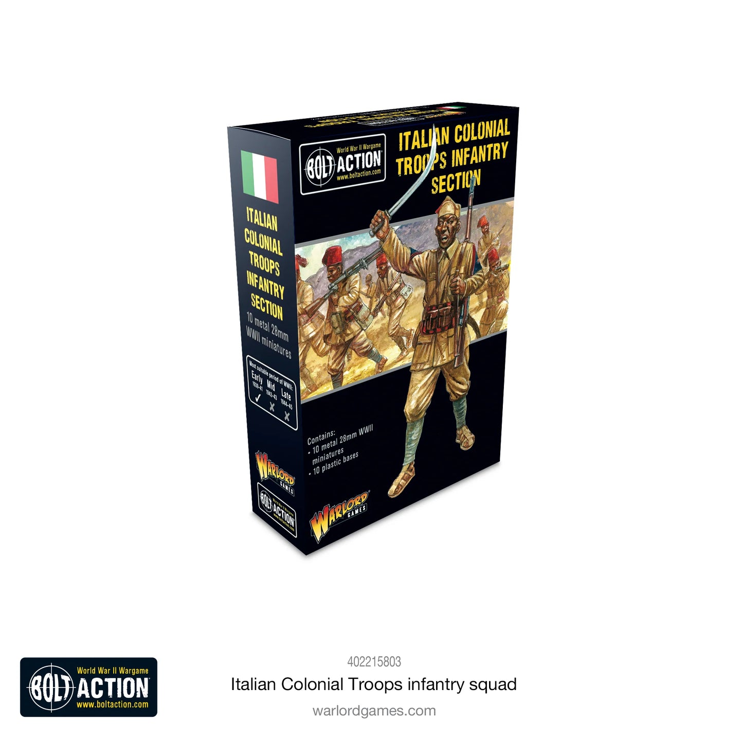 Bolt Action - Italian Colonial Troops Infantry Squad - 402215803