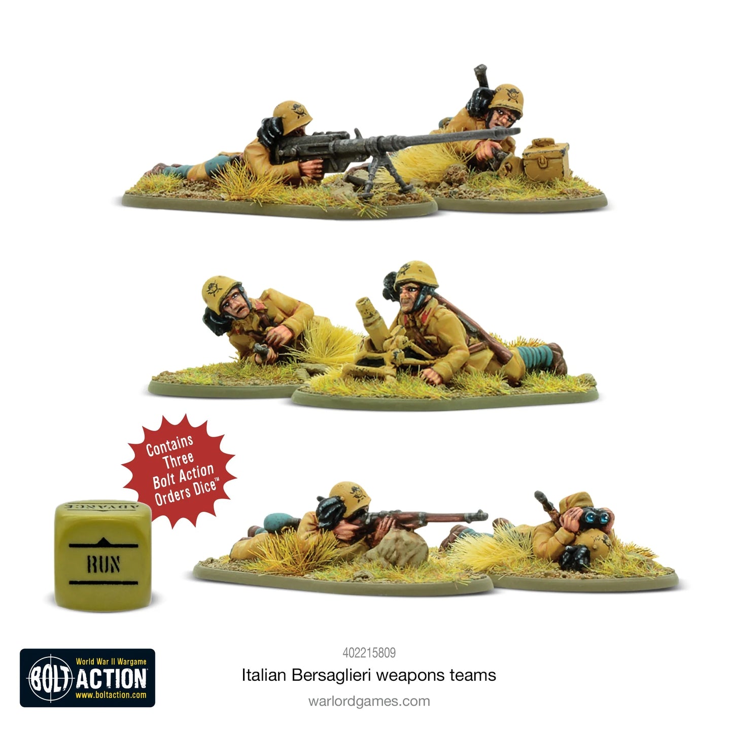 Bolt Action - Italian Bersaglieri Weapons Teams - 402215809