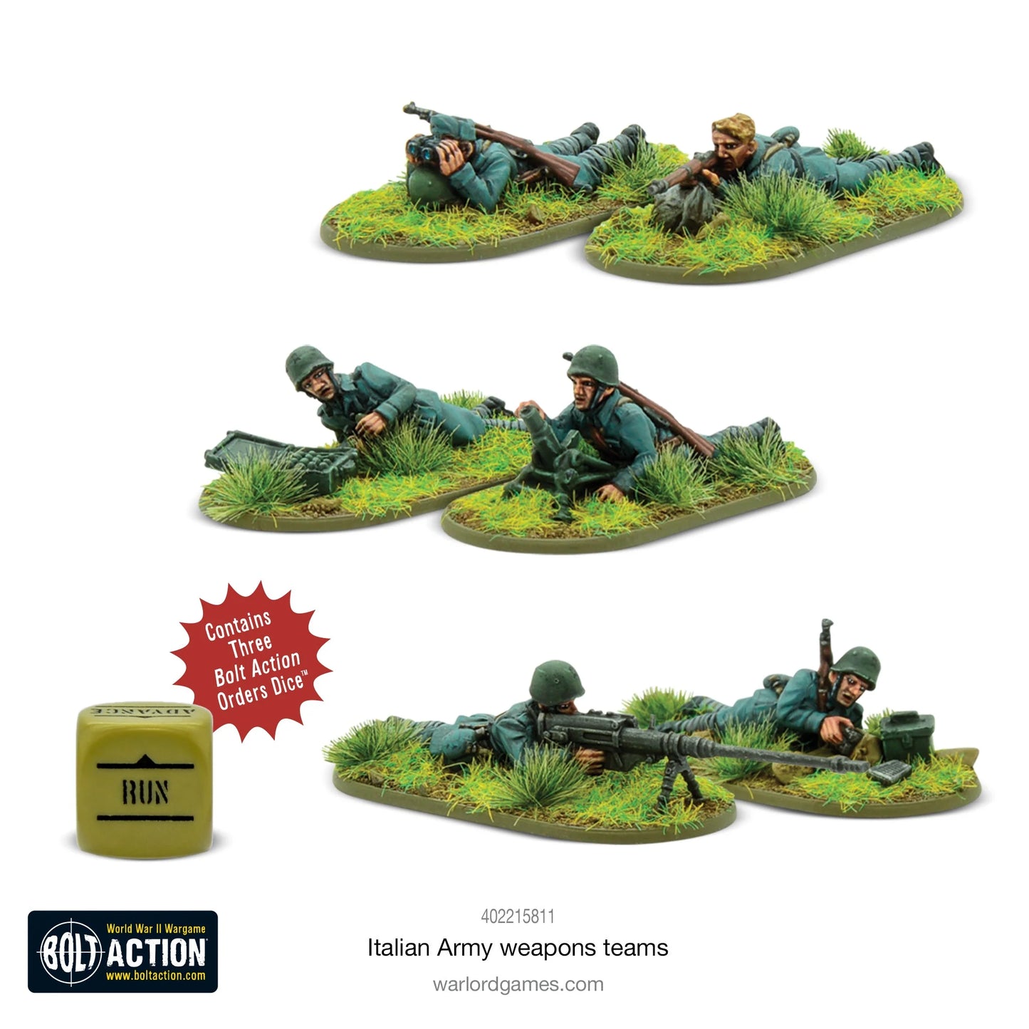 Bolt Action Italian Army Weapons Teams - 402215811