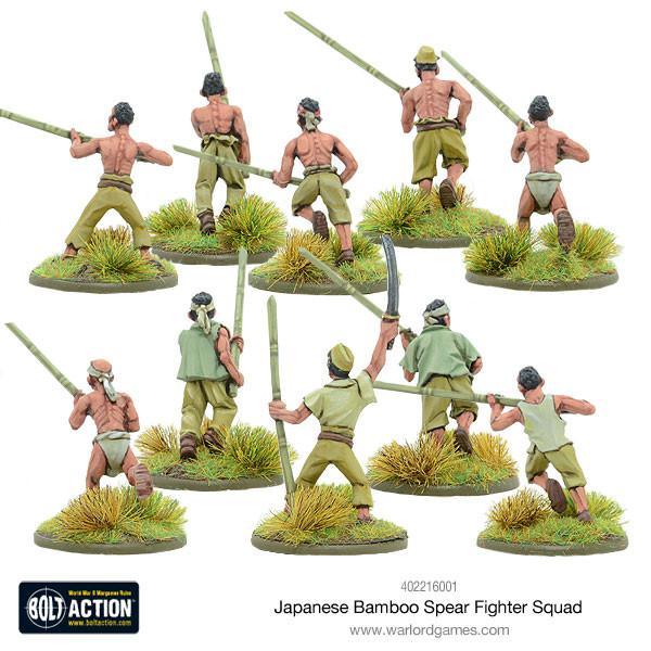 Bolt Action - Japanese Bamboo Spear Fighter squad - EN - 402216001