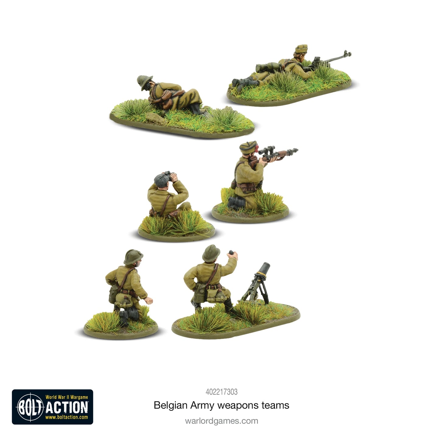 Bolt Action - Belgian Army Weapons Teams - 402217303