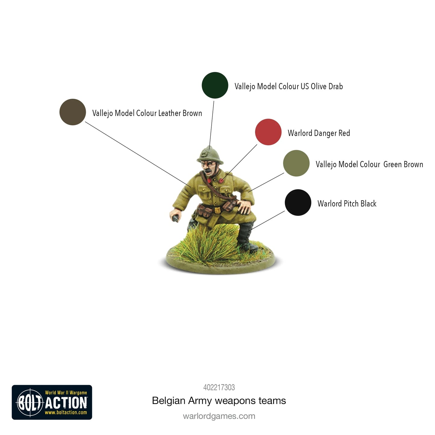 Bolt Action - Belgian Army Weapons Teams - 402217303