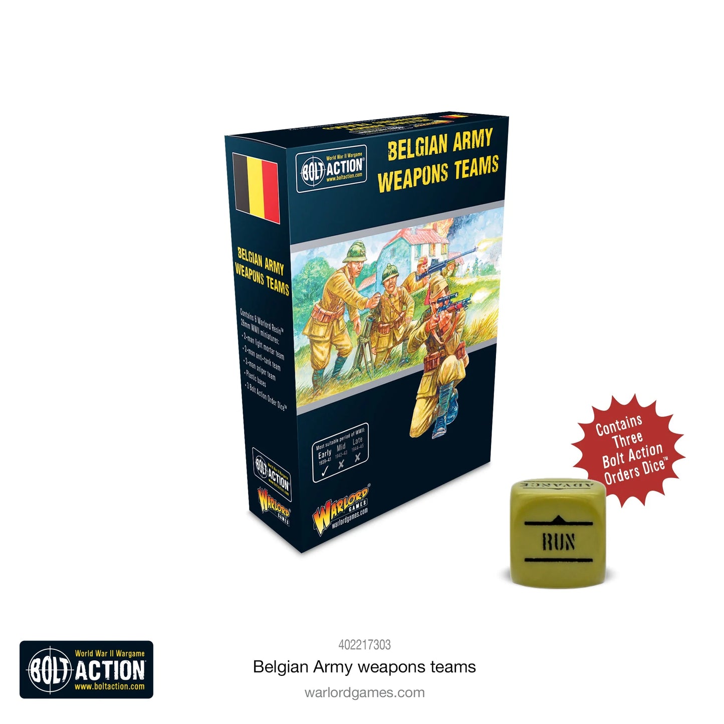 Bolt Action - Belgian Army Weapons Teams - 402217303